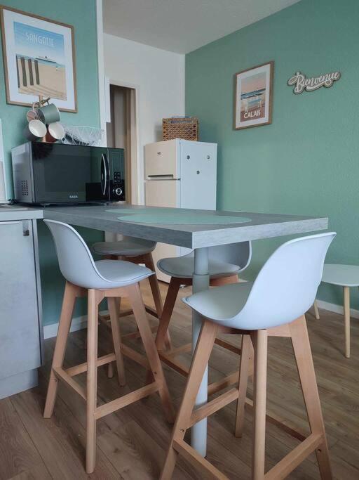 Studio Calais Front De Mer-Le Cocon Du Dragon-Classe 3 Etoiles מראה חיצוני תמונה