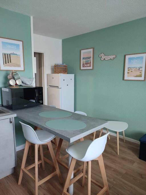 Studio Calais Front De Mer-Le Cocon Du Dragon-Classe 3 Etoiles מראה חיצוני תמונה